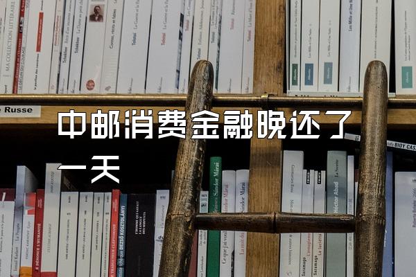 中邮消费金融晚还了一天