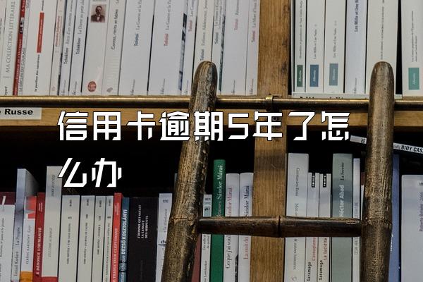 信用卡逾期5年了怎么办