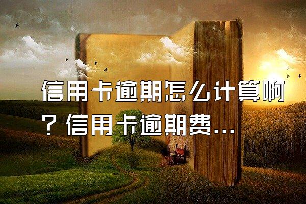信用卡逾期怎么计算啊？信用卡逾期费率怎么计算