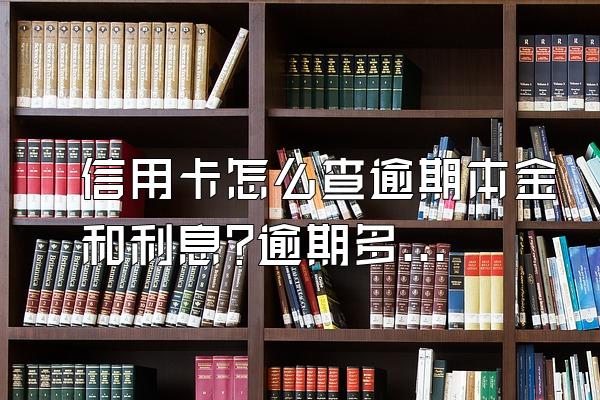 信用卡怎么查逾期本金和利息?逾期多久会被银行起诉?