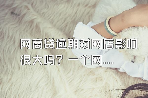 网商贷逾期对网店影响很大吗？一个网贷逾期影响其他网贷吗？