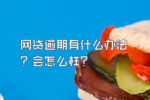 网贷逾期有什么办法？会怎么样？