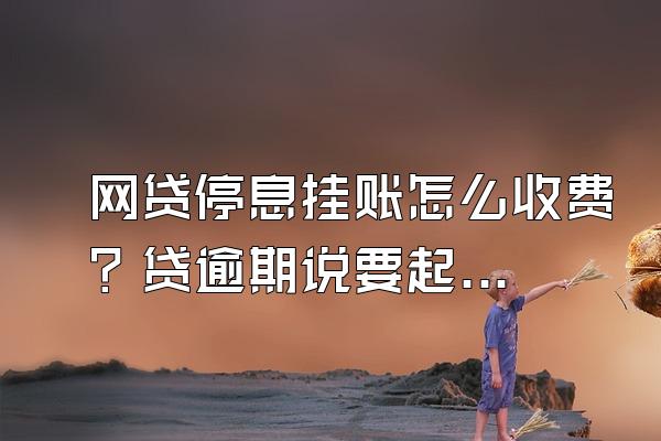 网贷停息挂账怎么收费？贷逾期说要起诉我怎么办？