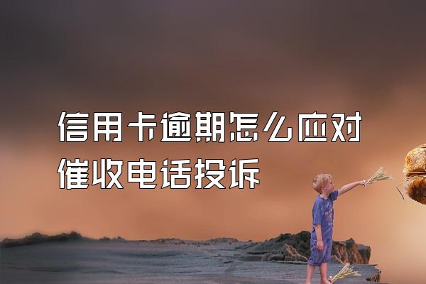 信用卡逾期怎么应对催收电话投诉