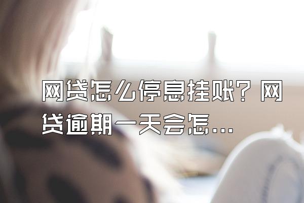 网贷怎么停息挂账？网贷逾期一天会怎么样？