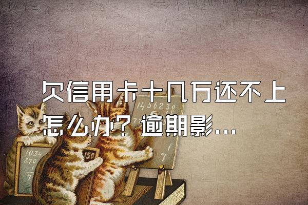 欠信用卡十几万还不上怎么办？逾期影响政审吗？