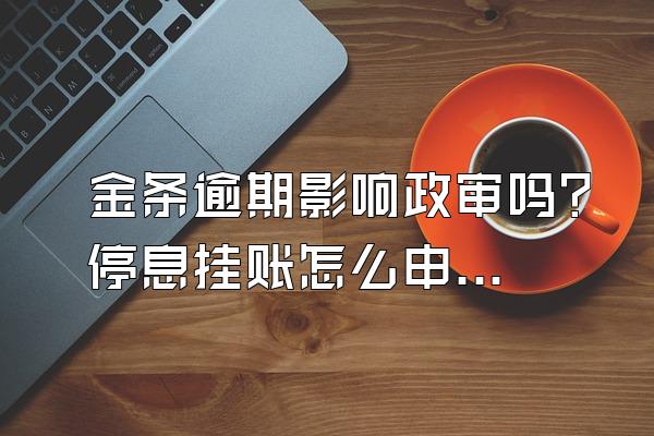 金条逾期影响政审吗？停息挂账怎么申请？