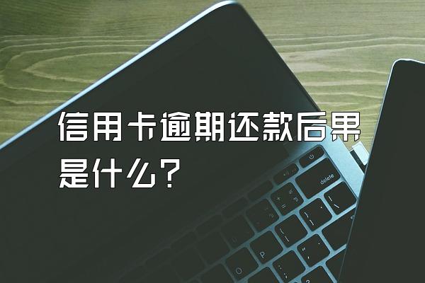 信用卡逾期还款后果是什么？