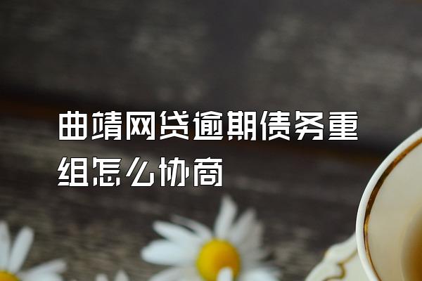 曲靖网贷逾期债务重组怎么协商