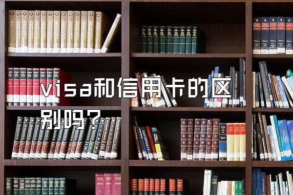visa和信用卡的区别吗？