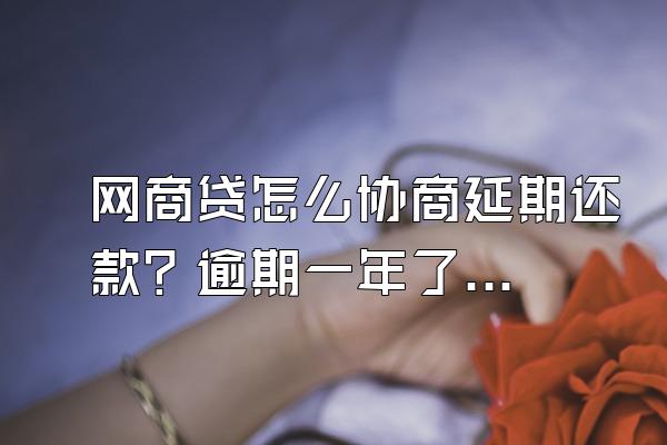 网商贷怎么协商延期还款？逾期一年了怎么办？