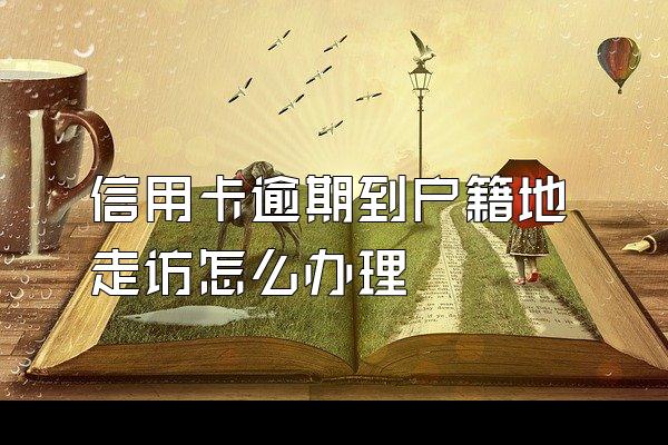 信用卡逾期到户籍地走访怎么办理