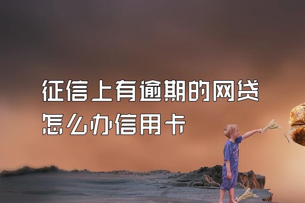 征信上有逾期的网贷怎么办信用卡