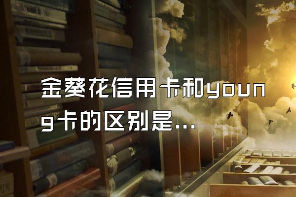 金葵花信用卡和young卡的区别是什么？