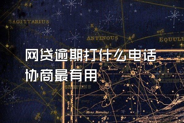 网贷逾期打什么电话协商最有用