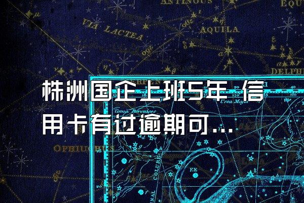 株洲国企上班5年 信用卡有过逾期可以贷款吗？