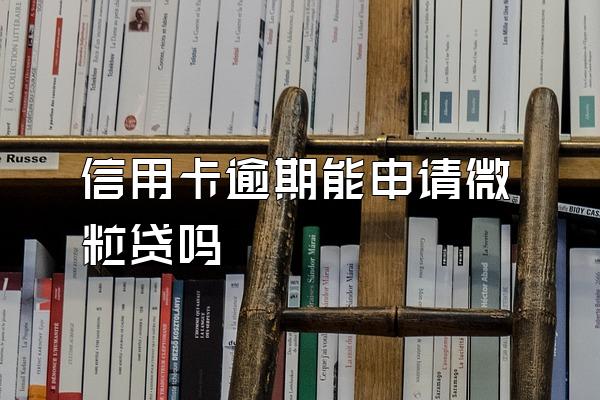信用卡逾期能申请微粒贷吗