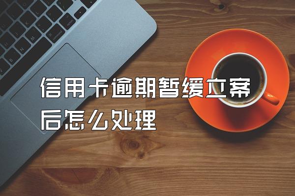 信用卡逾期暂缓立案后怎么处理