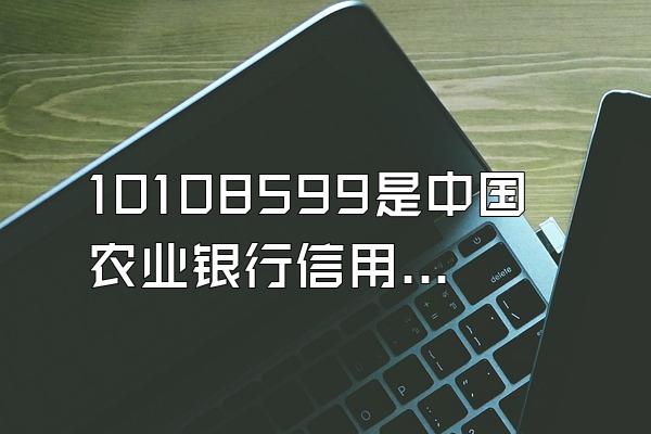 10108599是中国农业银行信用卡吗？