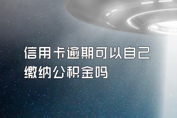 信用卡逾期可以自己缴纳公积金吗