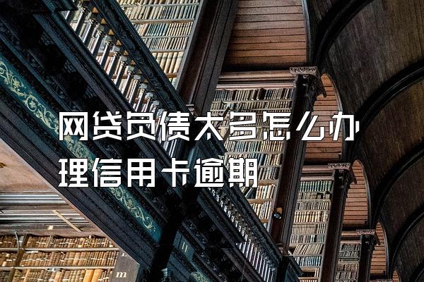 网贷负债太多怎么办理信用卡逾期