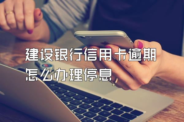 建设银行信用卡逾期怎么办理停息