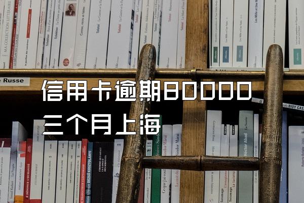 信用卡逾期80000三个月上海