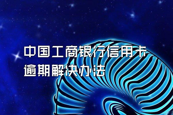 中国工商银行信用卡逾期解决办法
