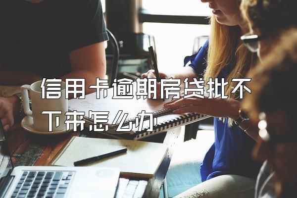 信用卡逾期房贷批不下来怎么办