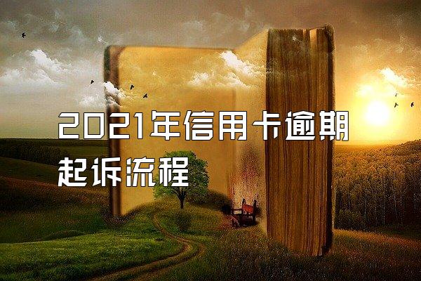 2021年信用卡逾期起诉流程