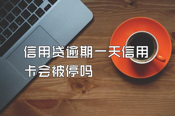 信用贷逾期一天信用卡会被停吗