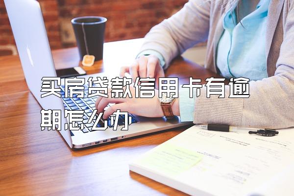 买房贷款信用卡有逾期怎么办