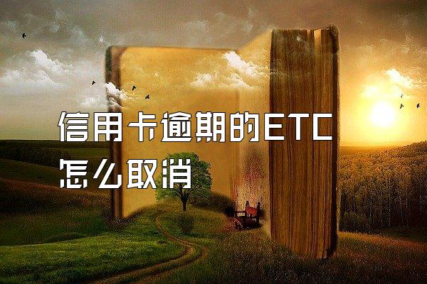 信用卡逾期的ETC怎么取消