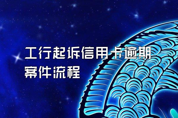 工行起诉信用卡逾期案件流程