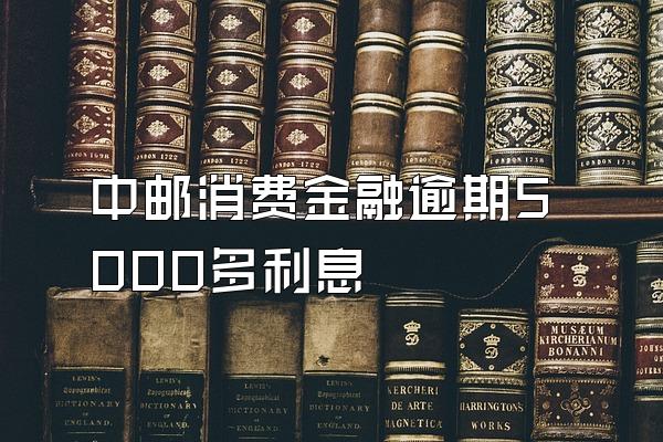 中邮消费金融逾期5000多利息