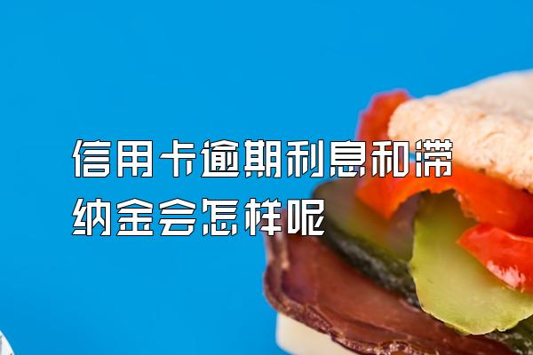 信用卡逾期利息和滞纳金会怎样呢
