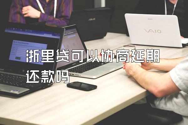 浙里贷可以协商延期还款吗