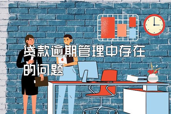 贷款逾期管理中存在的问题