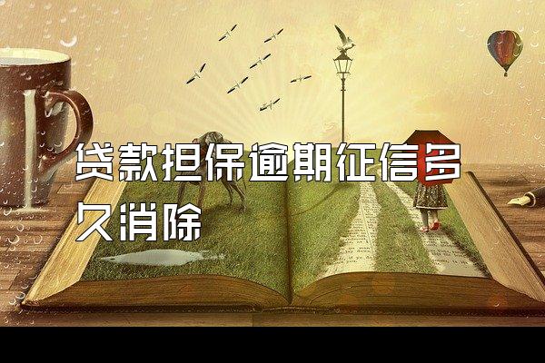 贷款担保逾期征信多久消除