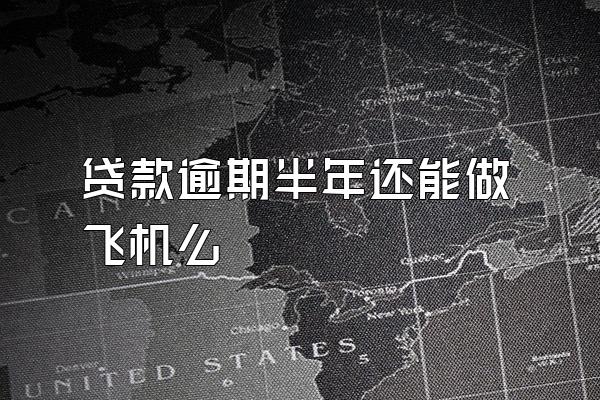 贷款逾期半年还能做飞机么