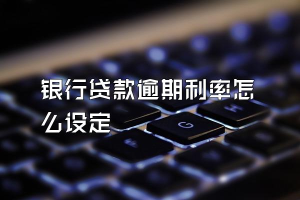 银行贷款逾期利率怎么设定