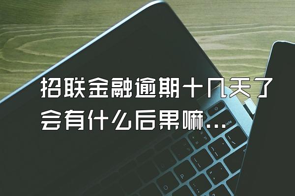 招联金融逾期十几天了会有什么后果嘛怎么办