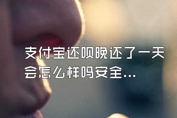 支付宝还呗晚还了一天会怎么样吗安全吗