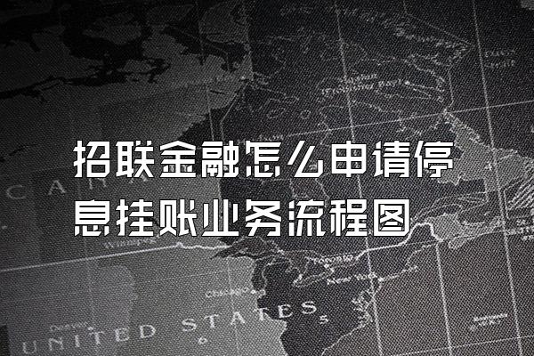 招联金融怎么申请停息挂账业务流程图