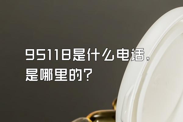 95118是什么电话,是哪里的?