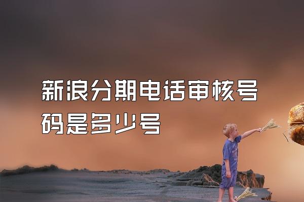 新浪分期电话审核号码是多少号