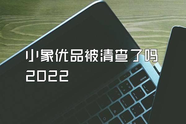 小象优品被清查了吗2022