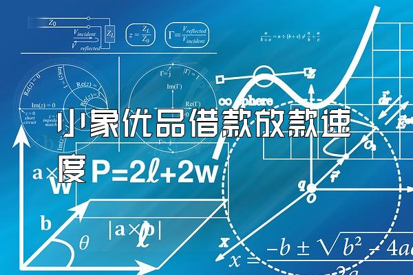 小象优品借款放款速度