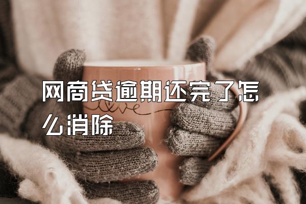 网商贷逾期还完了怎么消除