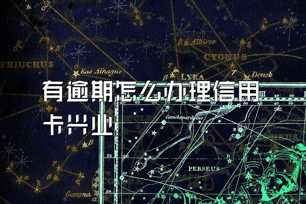 有逾期怎么办理信用卡兴业